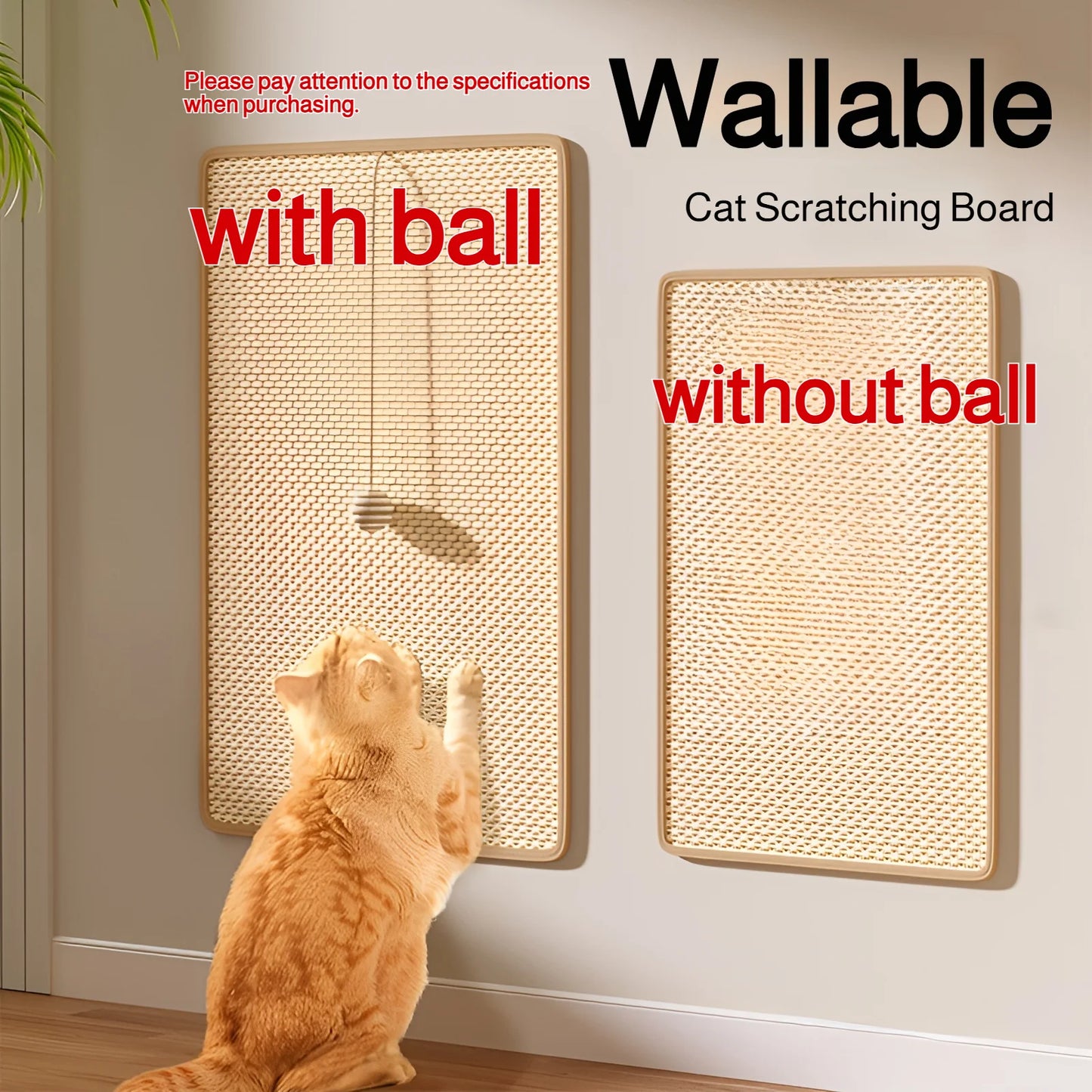 Alfombrilla rascadora para Gatos – Protector Antirrayaduras para Muebles, Sofás y Alfombras